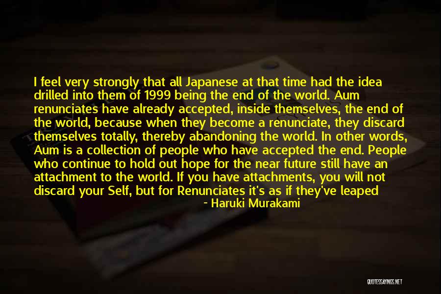 Time Is Near Quotes By Haruki Murakami