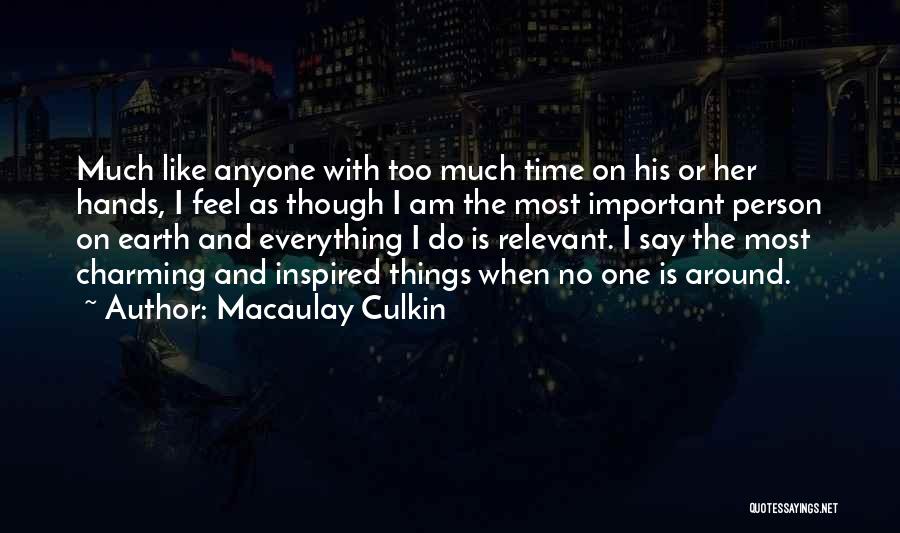 Time Is Relevant Quotes By Macaulay Culkin