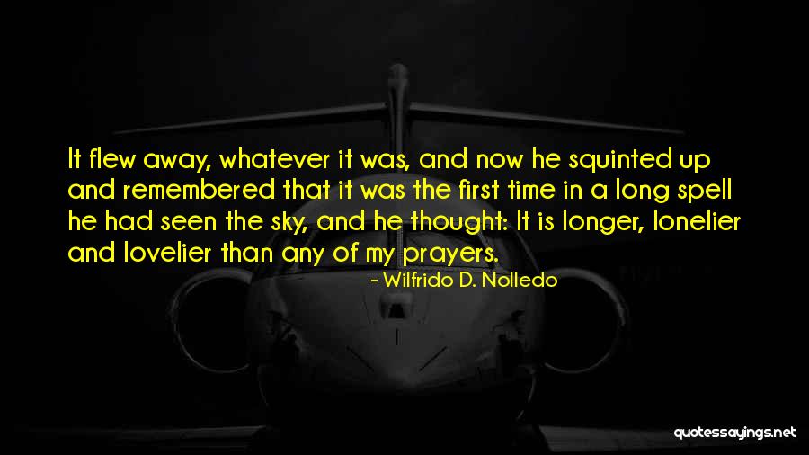 Time Just Flew Away Quotes By Wilfrido D. Nolledo Time Just Flew Away Quotes By Wilfrido D. Nolledo