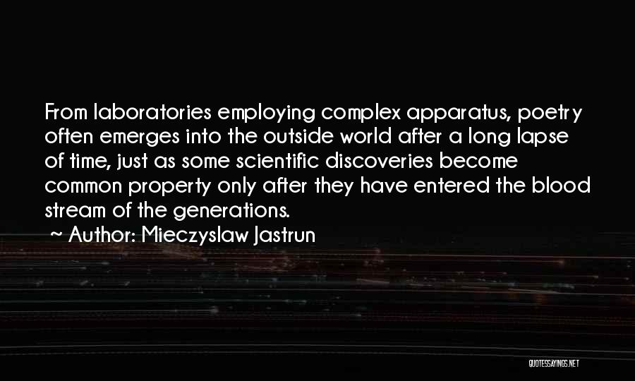 Time Lapse Quotes By Mieczyslaw Jastrun