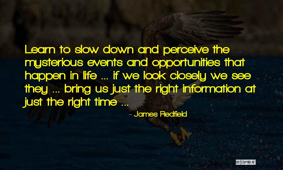 Time Learn Quotes By James Redfield Time Learn Quotes By James Redfield