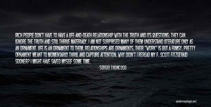 Time Life And Death Quotes By Sergio Troncoso