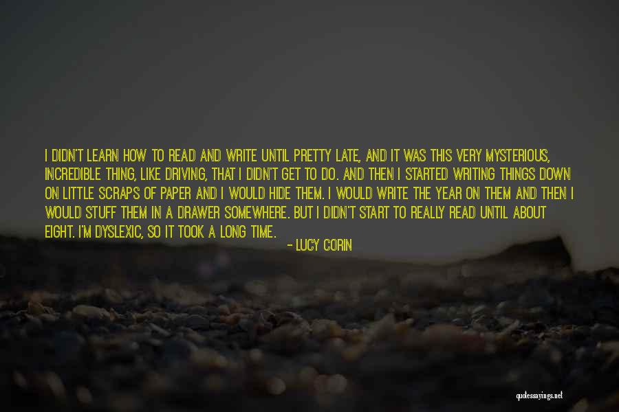 Time Lucy Quotes By Lucy Corin Time Lucy Quotes By Lucy Corin