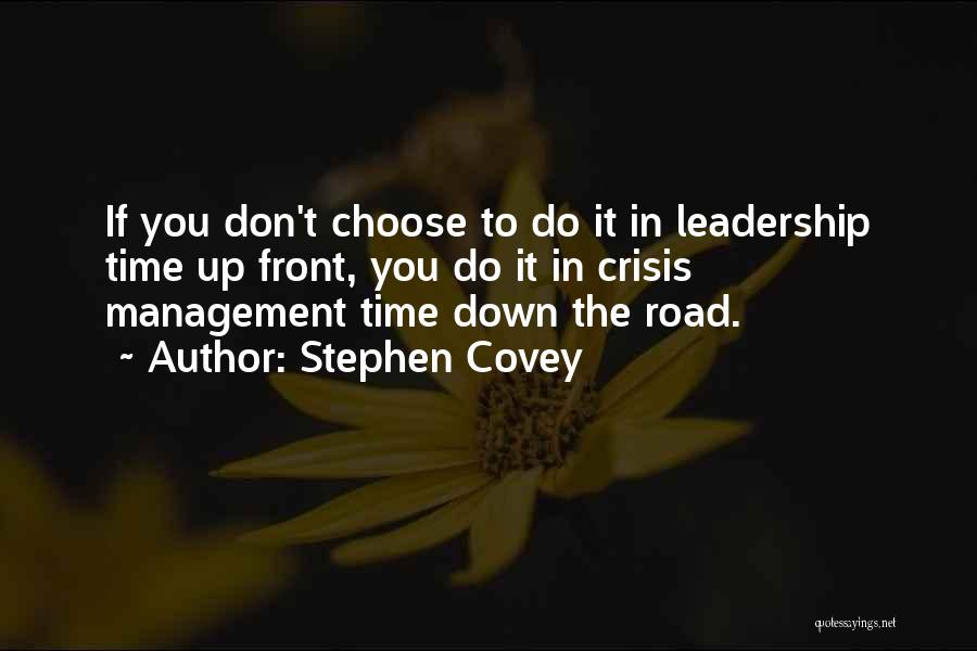 Time Management Best Quotes By Stephen Covey