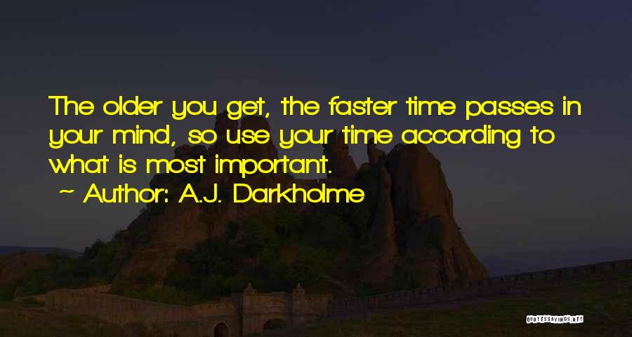 Time Management Importance Quotes By A.J. Darkholme