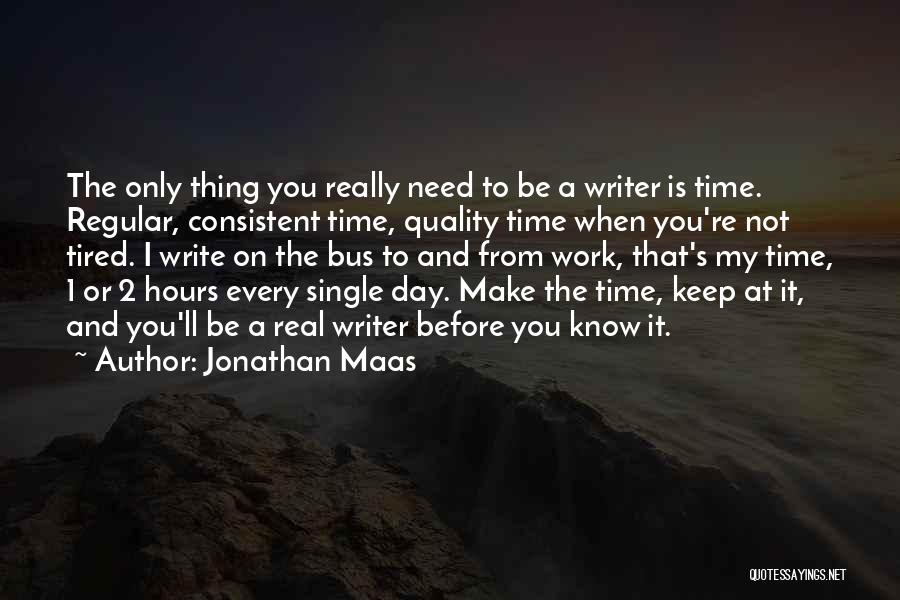 Time Management Inspirational Quotes By Jonathan Maas