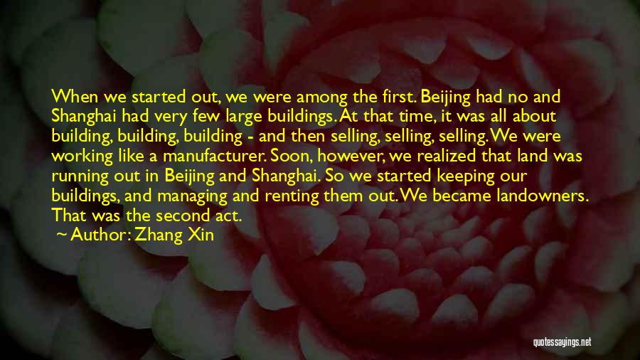 Time Managing Quotes By Zhang Xin