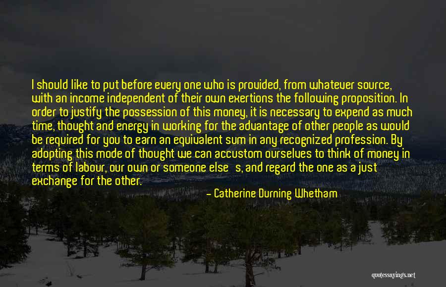 Time Money And Energy Quotes By Catherine Durning Whetham Time Money And Energy Quotes By Catherine Durning Whetham