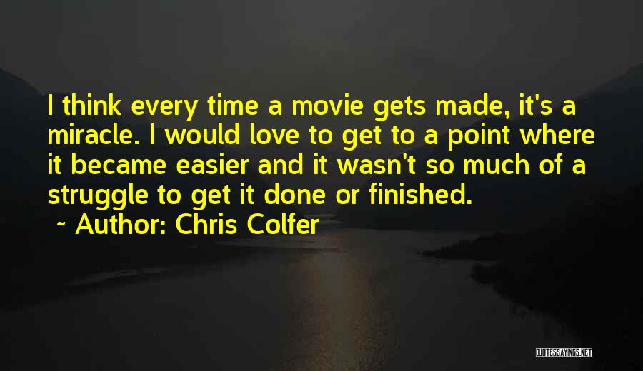 Time Movie Quotes By Chris Colfer