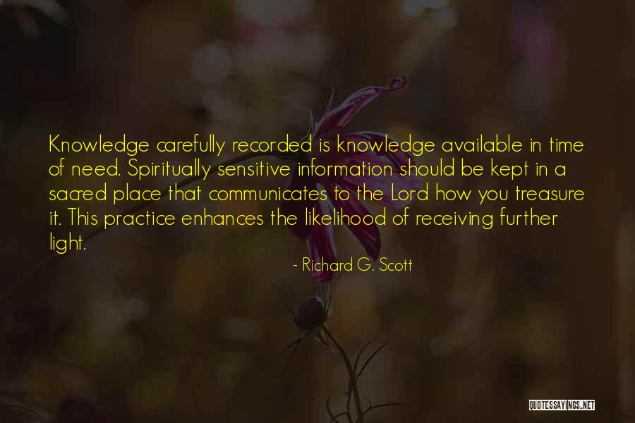Time Needs Quotes By Richard G. Scott Time Needs Quotes By Richard G. Scott