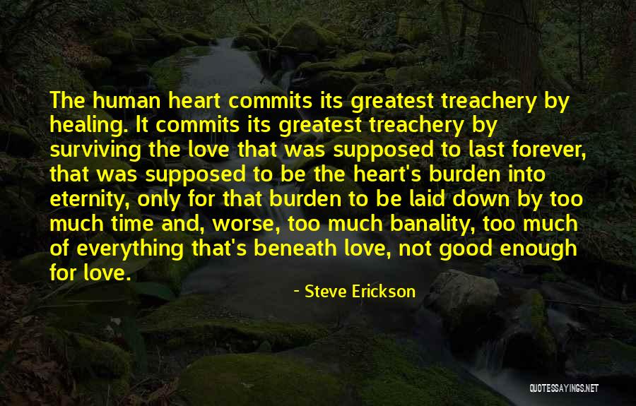 Time Not Healing Quotes By Steve Erickson Time Not Healing Quotes By Steve Erickson