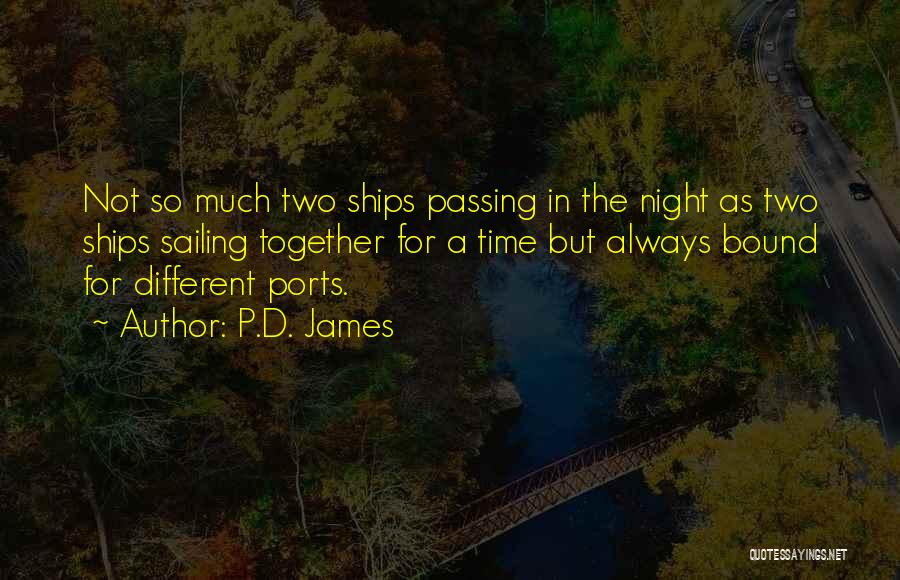 Time Not Passing Quotes By P.D. James