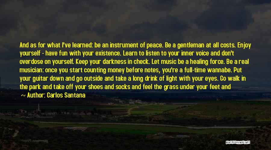 Time Of Healing Quotes By Carlos Santana