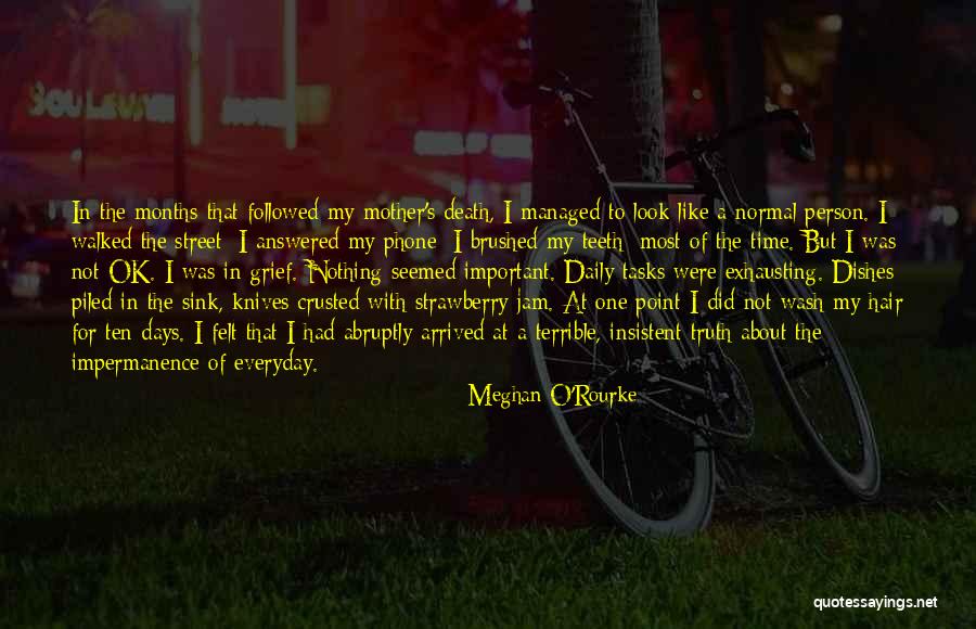 Time Of Mourning Quotes By Meghan O'Rourke Time Of Mourning Quotes By Meghan O'Rourke