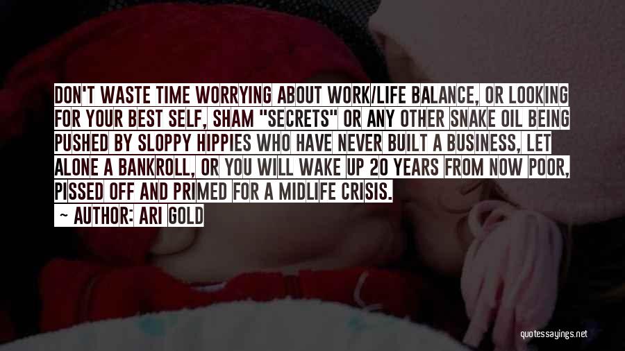 Time Off From Work Quotes By Ari Gold