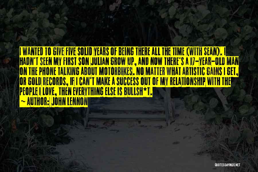 Time On Relationship Quotes By John Lennon