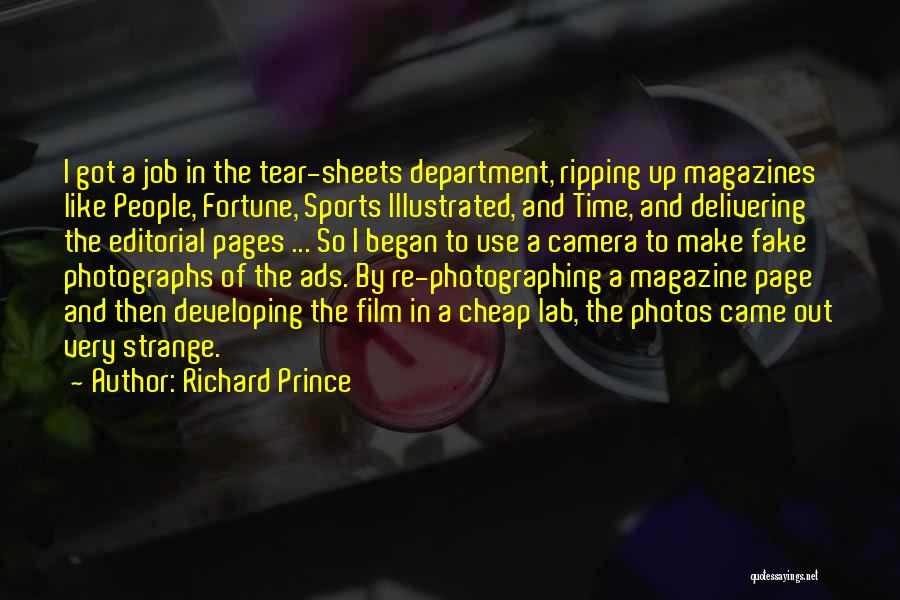 Time Out Film Quotes By Richard Prince