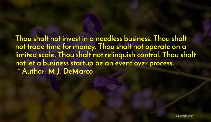 Time Over Money Quotes By M.J. DeMarco