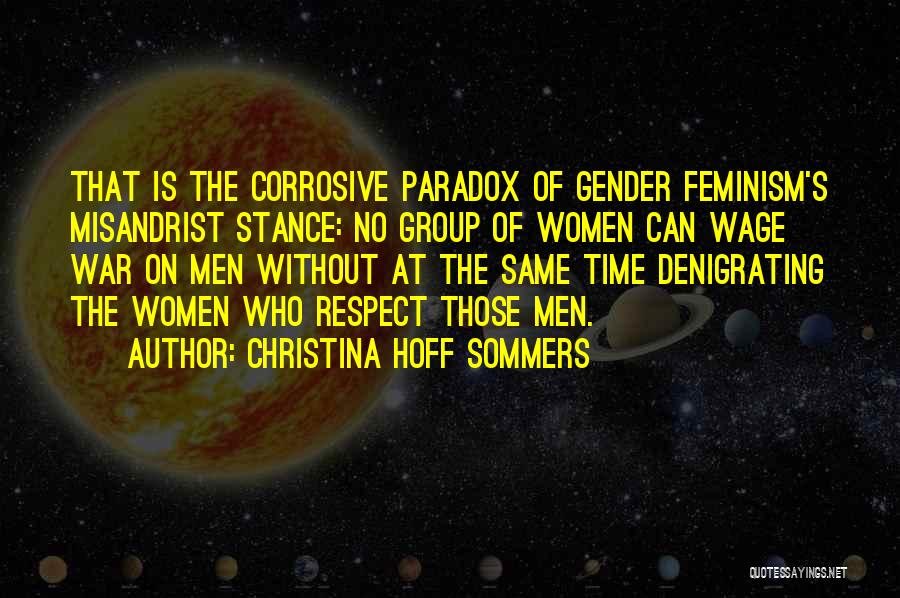 Time Paradox Quotes By Christina Hoff Sommers