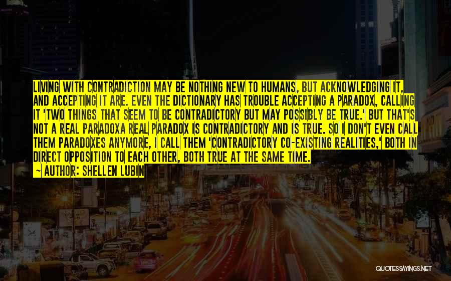 Time Paradox Quotes By Shellen Lubin