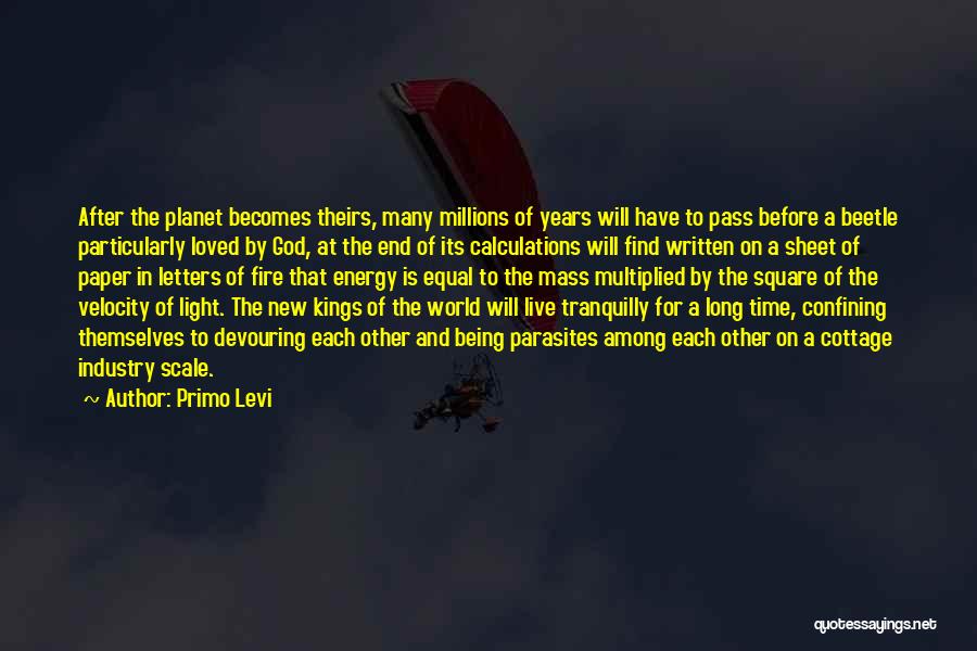 Time Pass In Love Quotes By Primo Levi