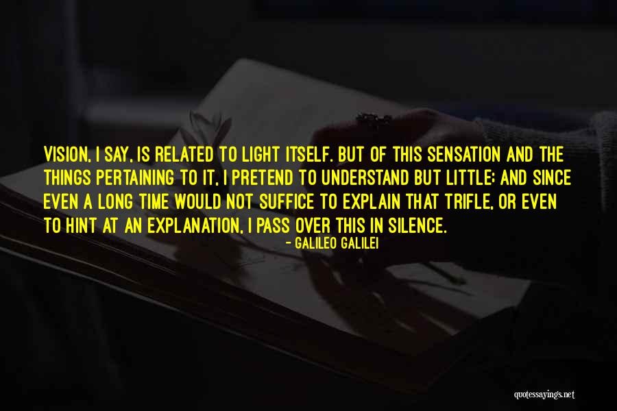 Time Pass Related Quotes By Galileo Galilei