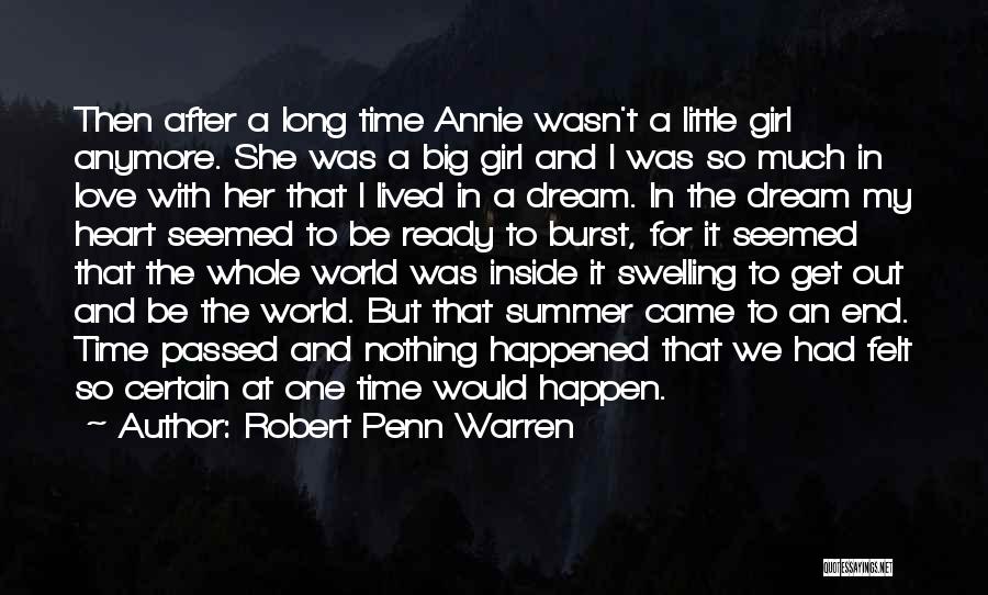 Time Passed Quotes By Robert Penn Warren