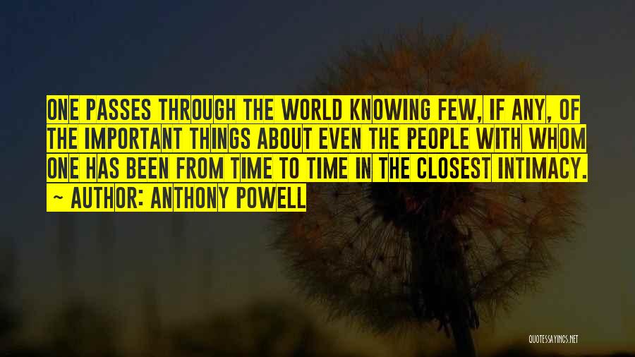 Time Passes Quotes By Anthony Powell