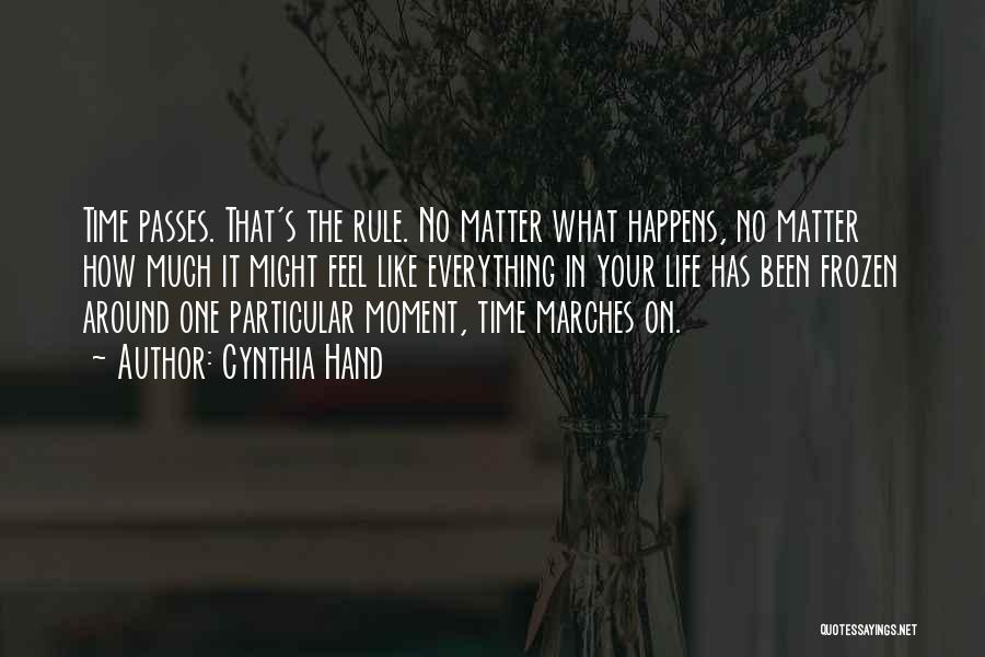 Time Passes Quotes By Cynthia Hand