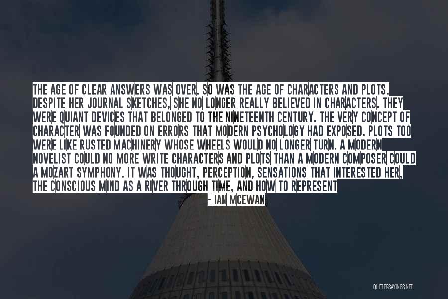 Time Perception Quotes By Ian McEwan Time Perception Quotes By Ian McEwan