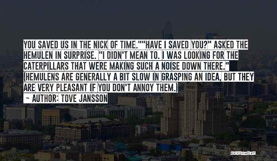 Time Please Slow Down Quotes By Tove Jansson