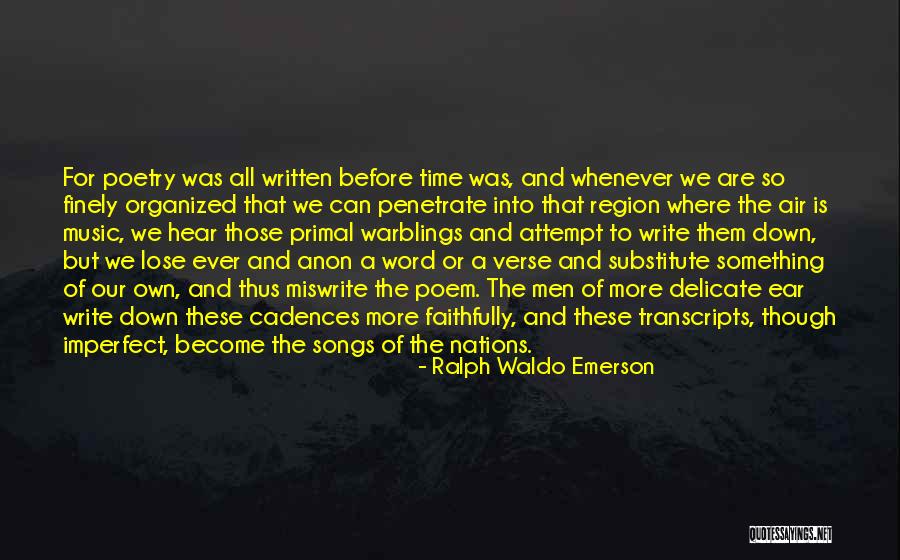 Time Poem Quotes By Ralph Waldo Emerson Time Poem Quotes By Ralph Waldo Emerson