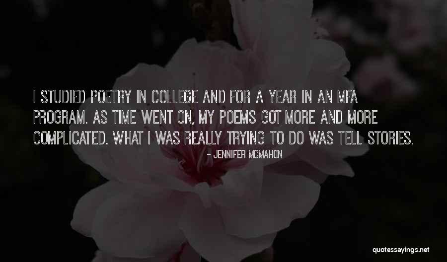 Time Poems Quotes By Jennifer McMahon Time Poems Quotes By Jennifer McMahon