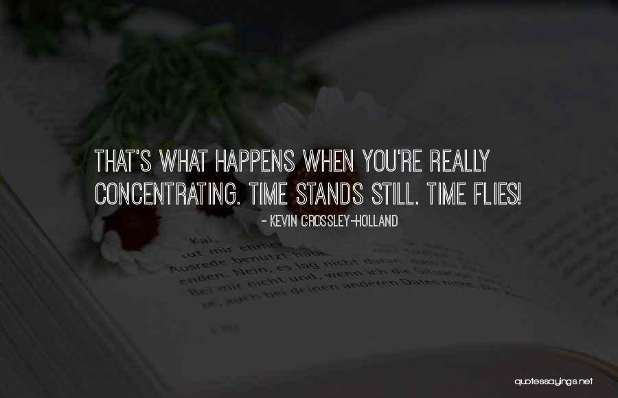 Time Really Flies Quotes By Kevin Crossley-Holland Time Really Flies Quotes By Kevin Crossley-Holland