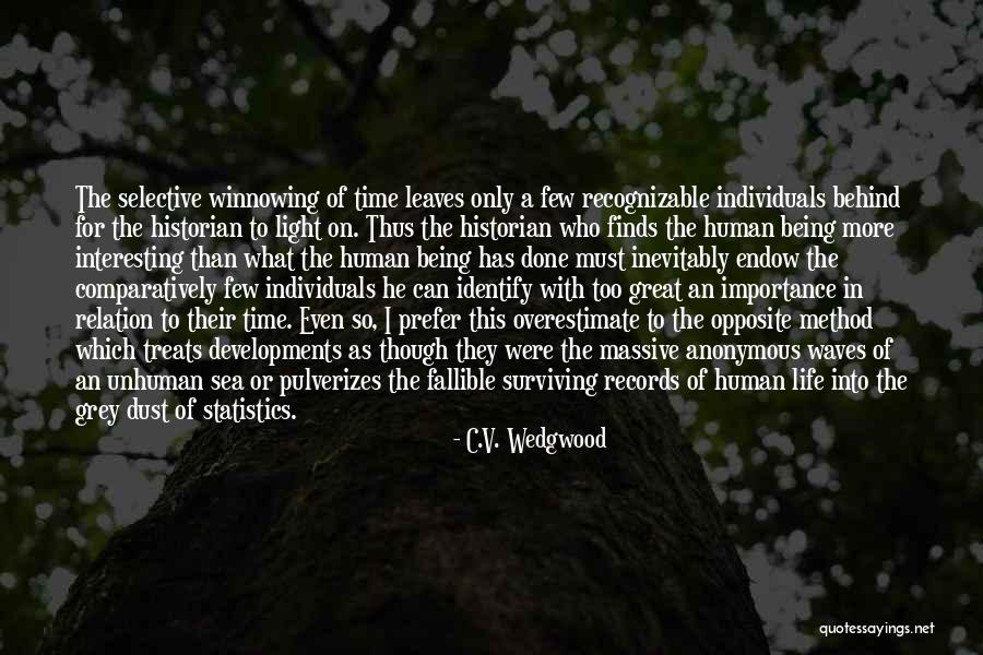 Time Relation Quotes By C.V. Wedgwood Time Relation Quotes By C.V. Wedgwood