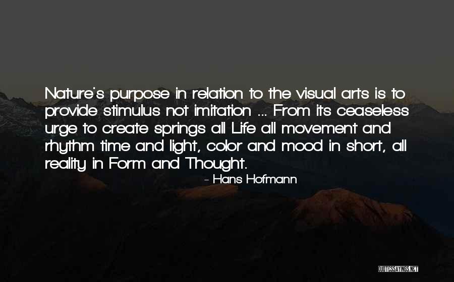 Time Relation Quotes By Hans Hofmann Time Relation Quotes By Hans Hofmann