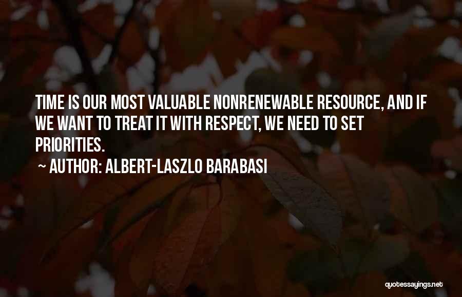 Time Resource Quotes By Albert-Laszlo Barabasi