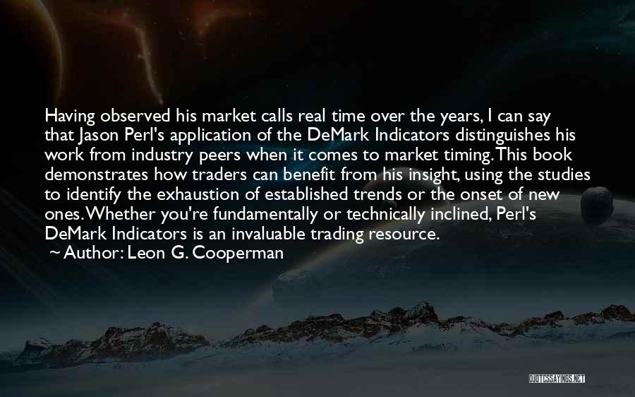 Time Resource Quotes By Leon G. Cooperman