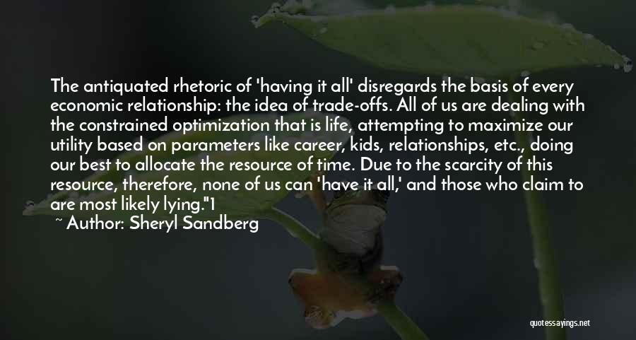 Time Resource Quotes By Sheryl Sandberg