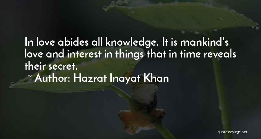 Time Reveals All Quotes By Hazrat Inayat Khan