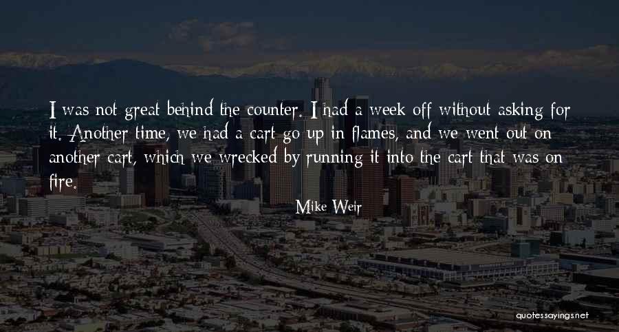 Time Running Quotes By Mike Weir Time Running Quotes By Mike Weir