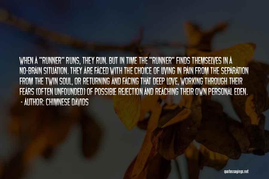 Time Runs Quotes By Chimnese Davids