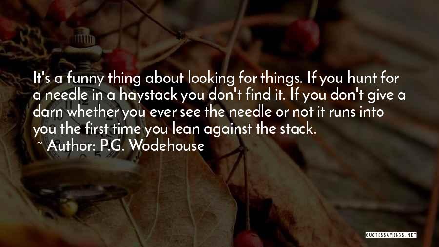 Time Runs Quotes By P.G. Wodehouse