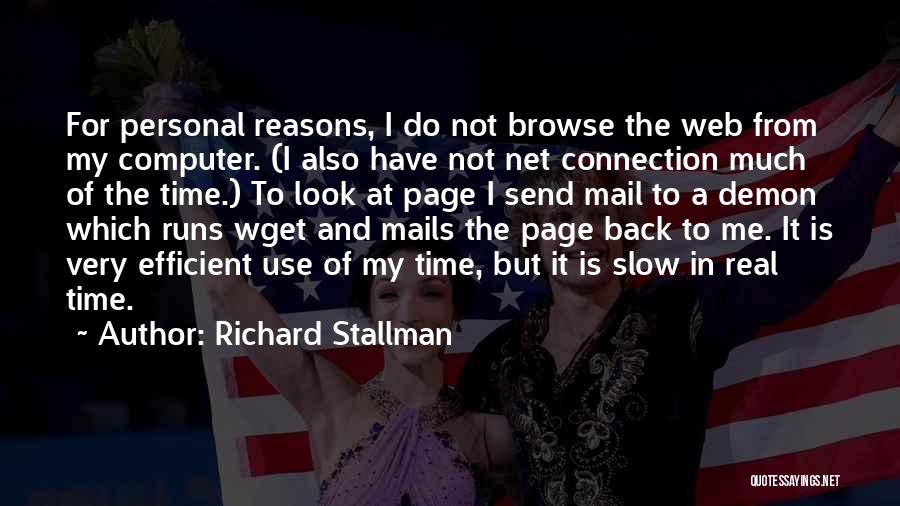 Time Runs Slow Quotes By Richard Stallman