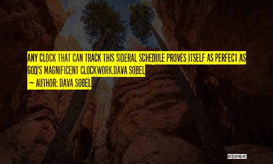 Time Schedule Quotes By Dava Sobel