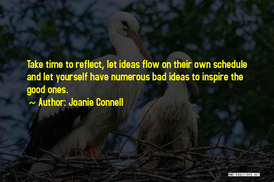Time Schedule Quotes By Joanie Connell