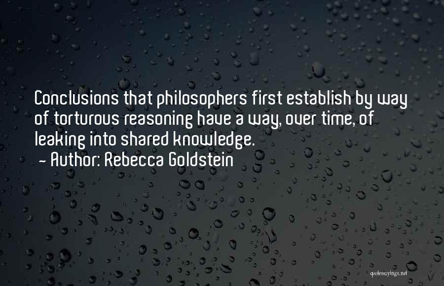 Time Shared Quotes By Rebecca Goldstein