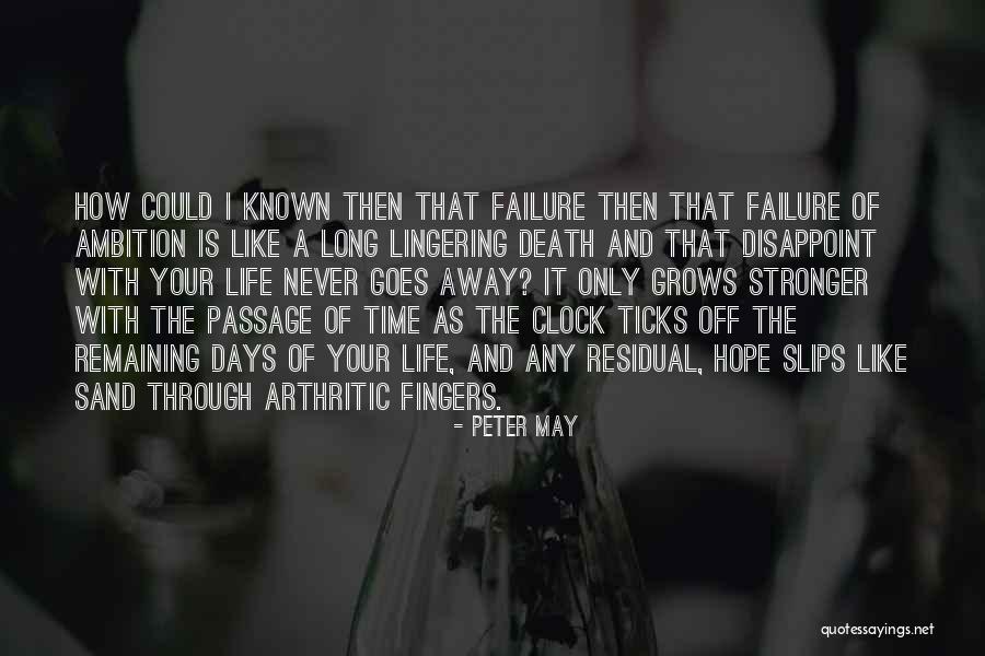 Time Slips Away Quotes By Peter May Time Slips Away Quotes By Peter May