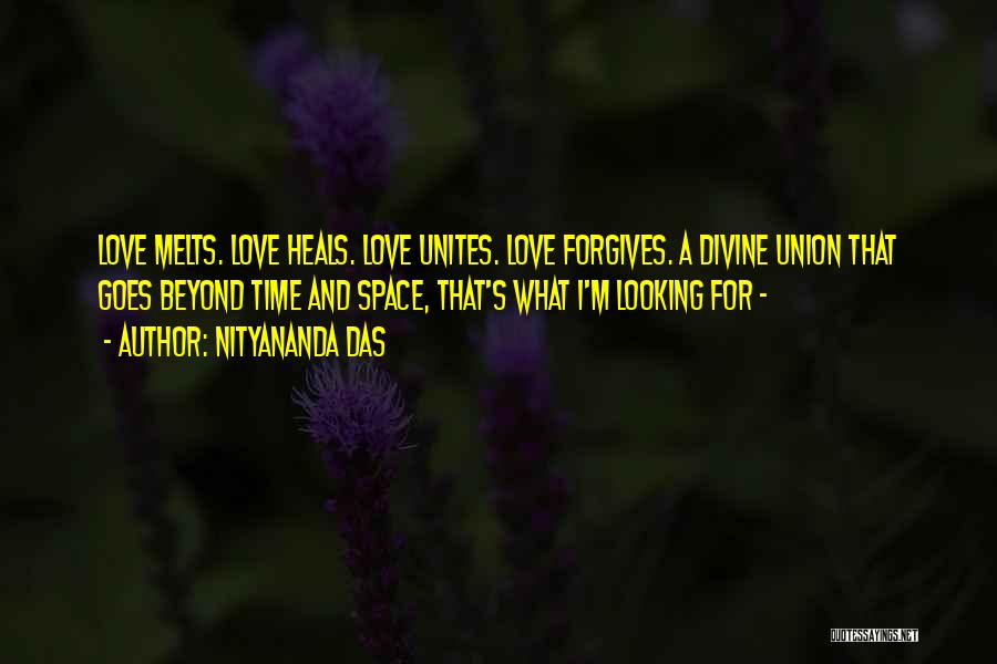 Time Space Love Quotes By Nityananda Das