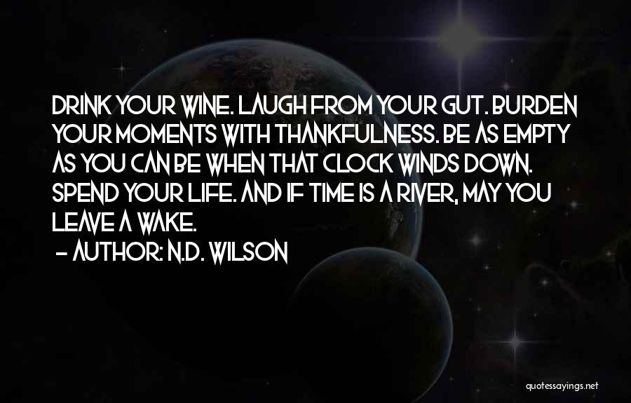 Time Spend With You Quotes By N.D. Wilson